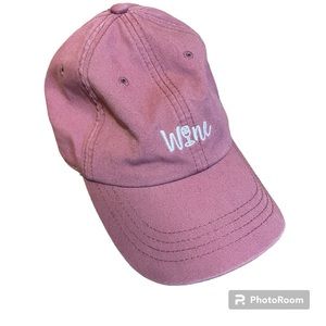Women’s State of Mine Wine Graphic Pink Baseball Hat
